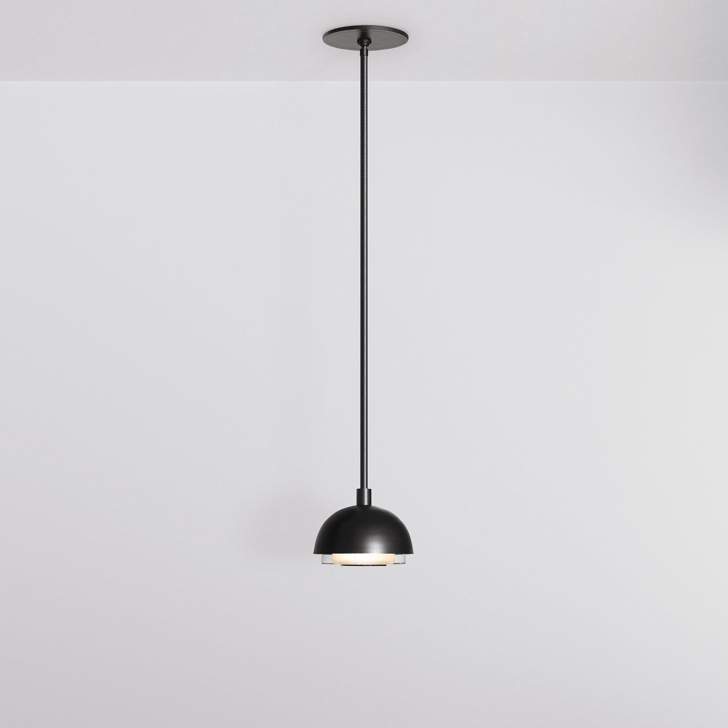 Tempo 6 Pendant Light in Matte Black Pendant Lights