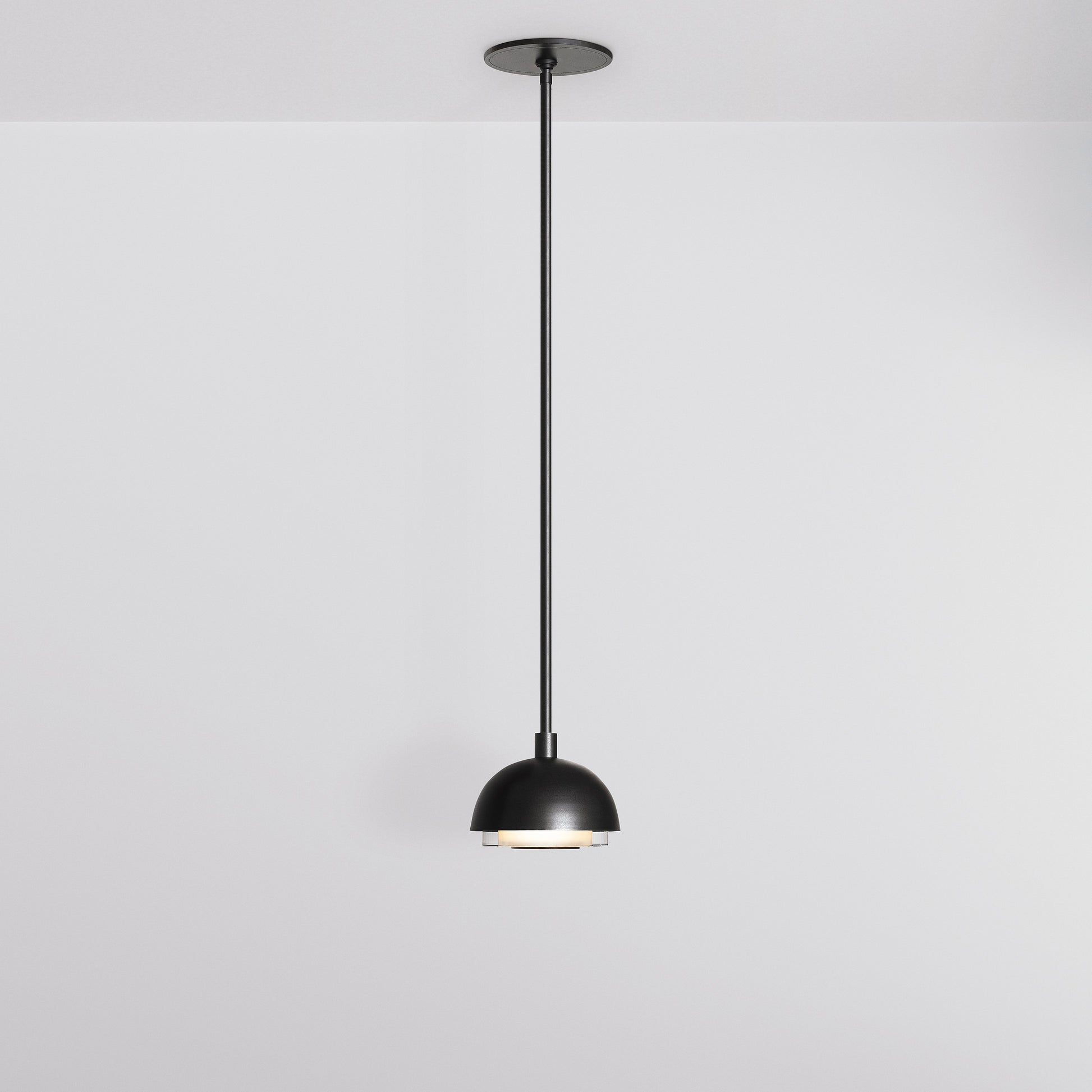 Tempo 6 Pendant Light in Matte Black Pendant Lights