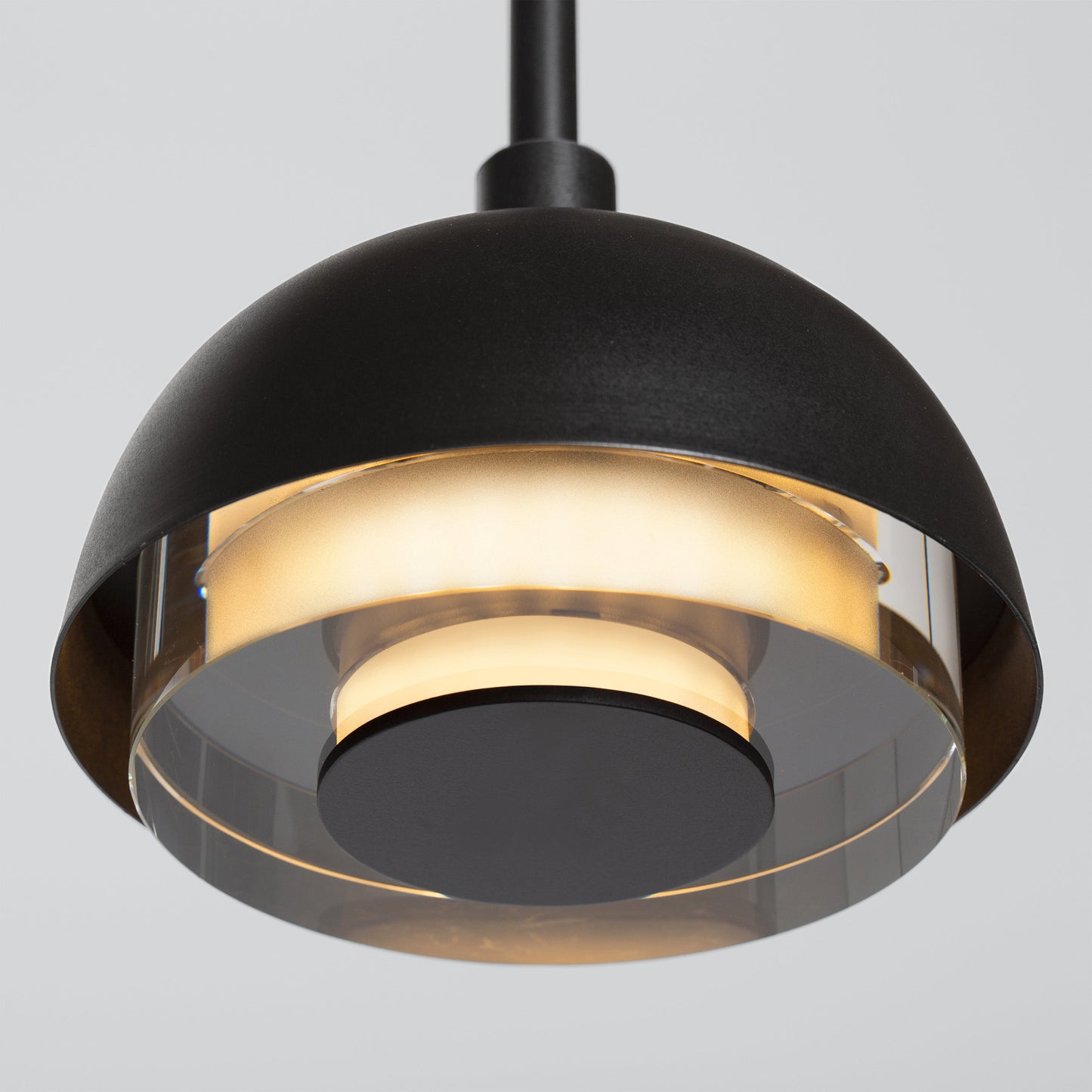 Tempo 6 Pendant Light in Matte Black Pendant Lights