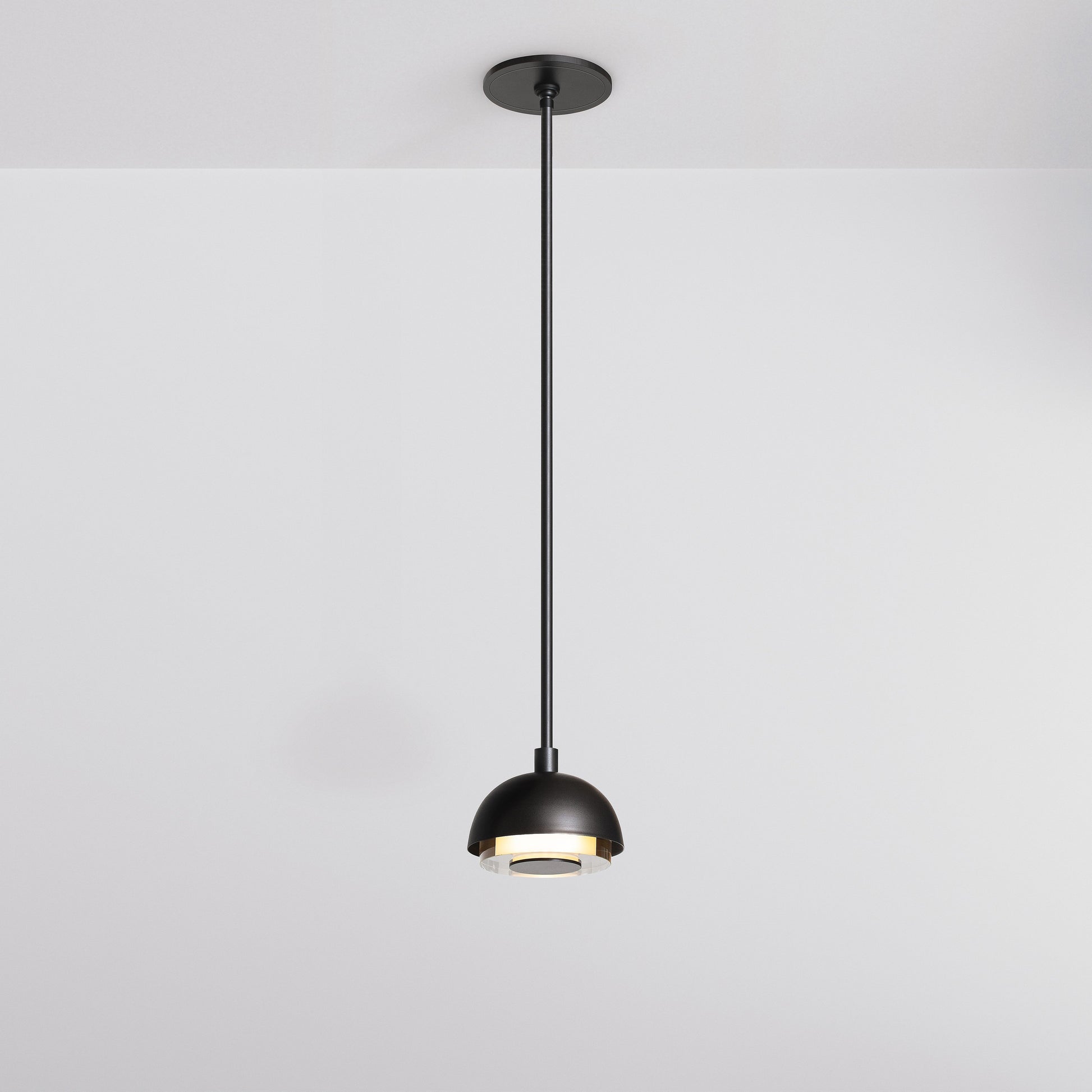 Tempo 6 Pendant Light in Matte Black Pendant Lights