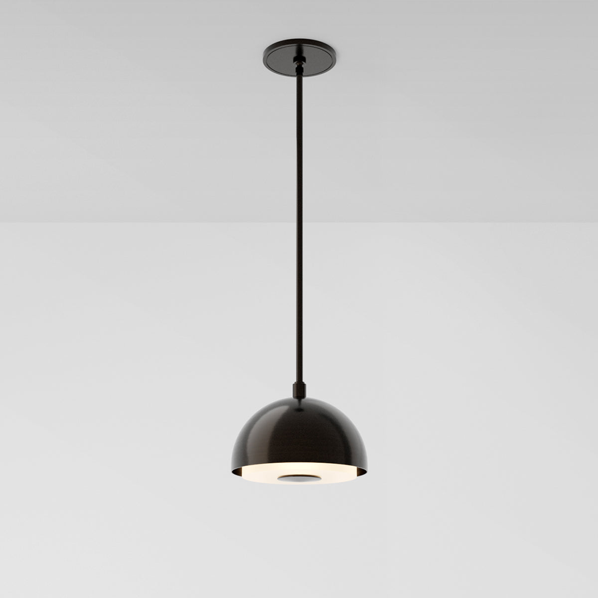 Tempo 9 Pendant Light in Black Brass Pendant Lights