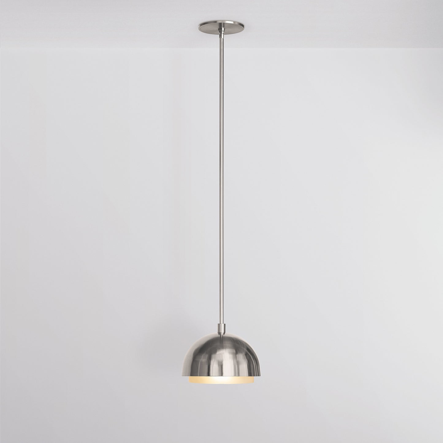 Tempo 9 Pendant Light in Brushed Nickel Pendant Lights