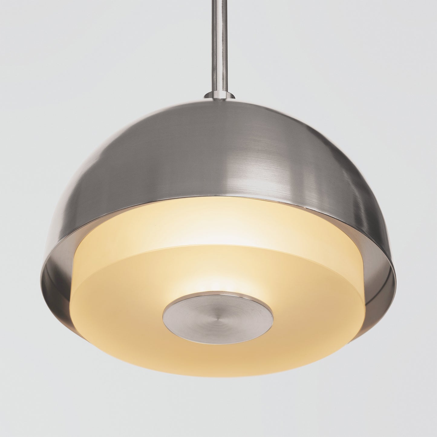 Tempo 9 Pendant Light in Brushed Nickel Pendant Lights