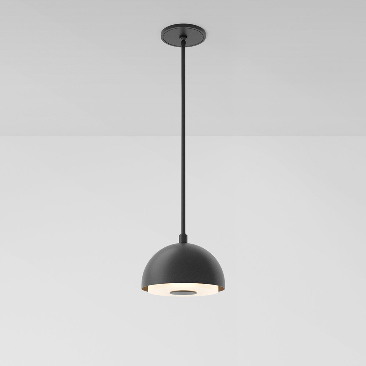 Tempo 9 Pendant Light in Matte Black Pendant Lights