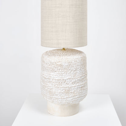 Textured Ceramic Light in Cream by Project 213A Table Lamps