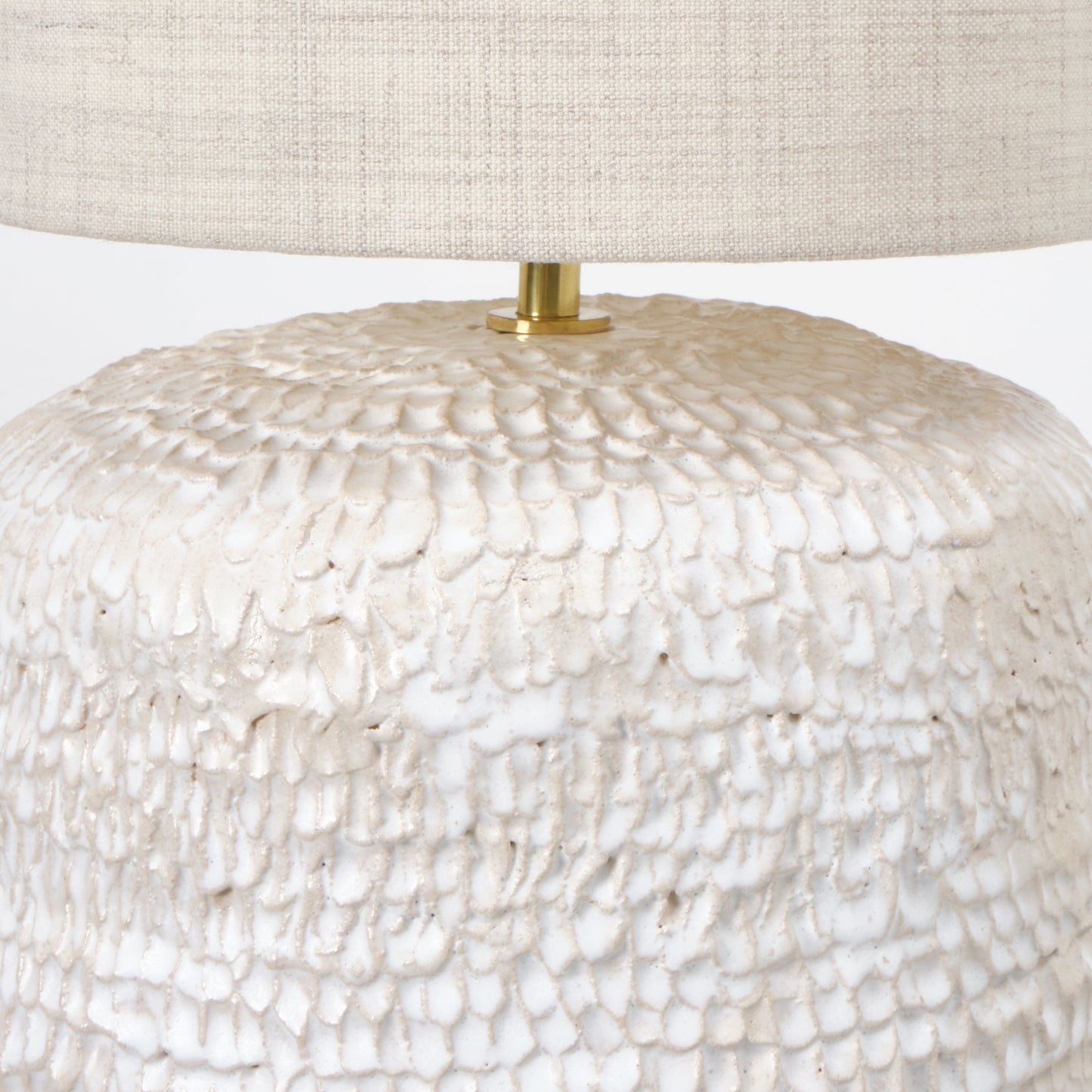 Textured Ceramic Light in Cream by Project 213A Table Lamps