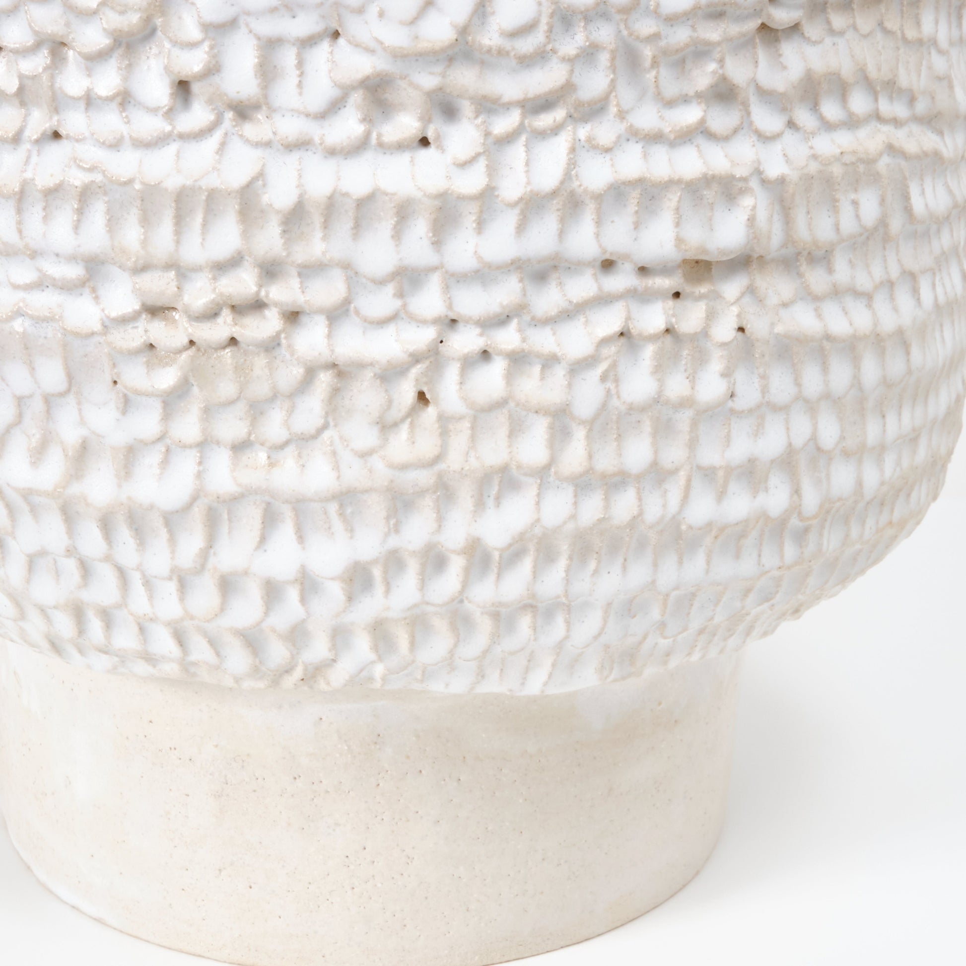 Textured Ceramic Light in Cream by Project 213A Table Lamps