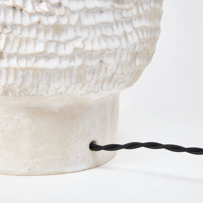 Textured Ceramic Light in Cream by Project 213A Table Lamps