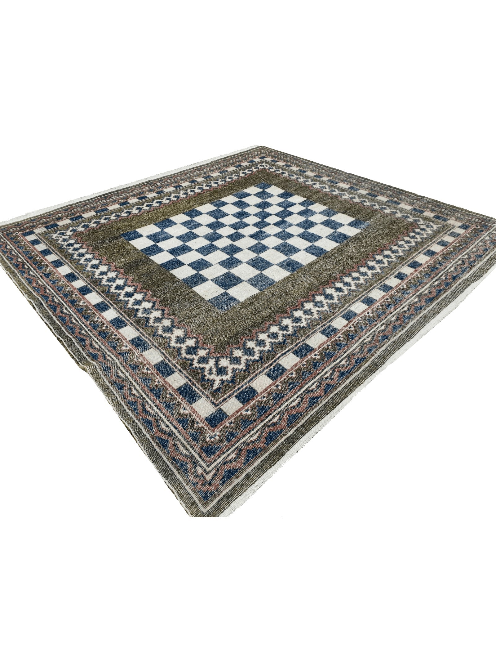 The Blues Checkmate Rug Rugs