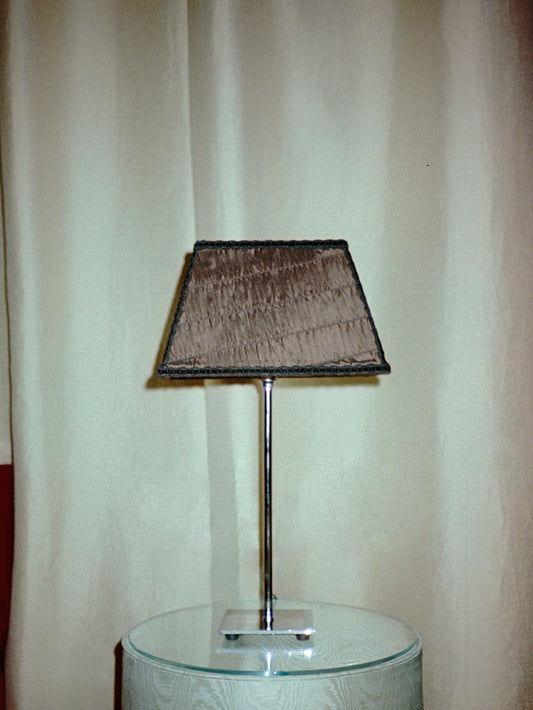The Ra Shade in Toile de Fond Cassel Lampshades