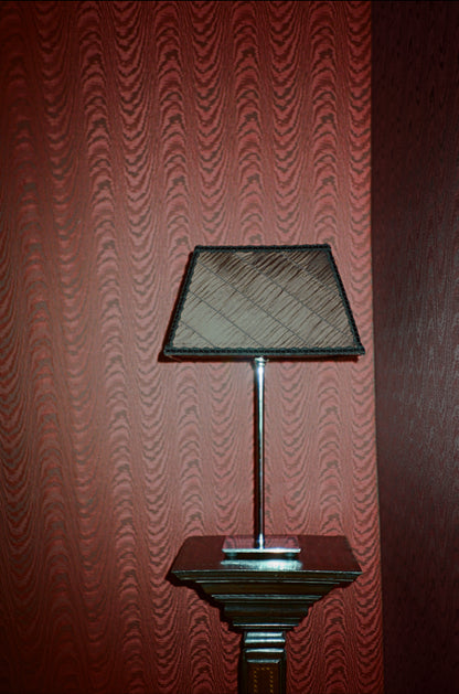 The Ra Shade in Toile de Fond Cassel Lampshades