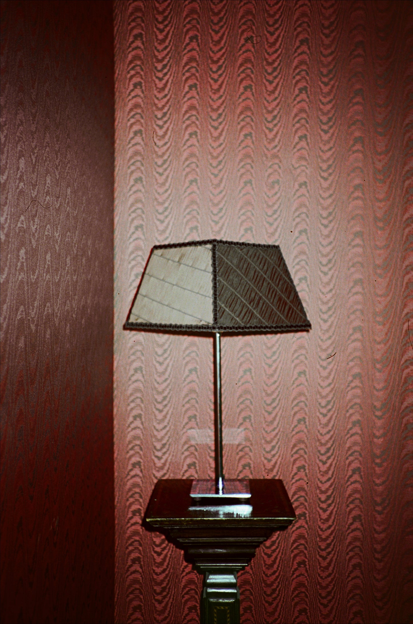 The Ra Shade in Toile de Fond Cassel Lampshades