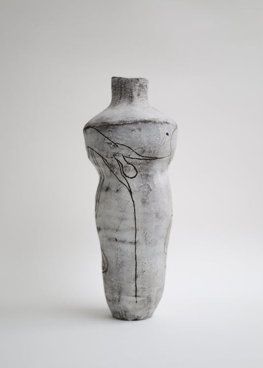 The Walker and The Lost Soul 1 by Egle Simkus Sculptures