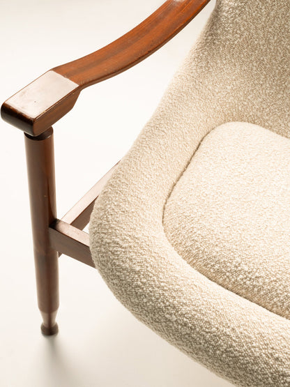 Pair of Tiki Armchairs by Busnelli, Italy 1960s Chairs