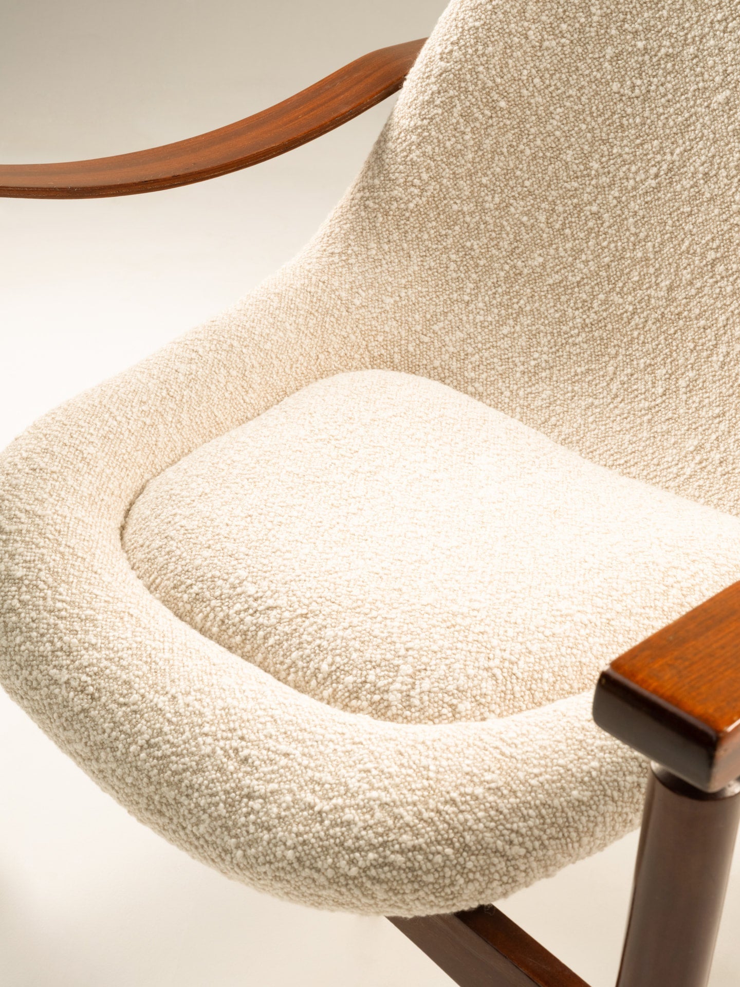 Pair of Tiki Armchairs by Busnelli, Italy 1960s Chairs