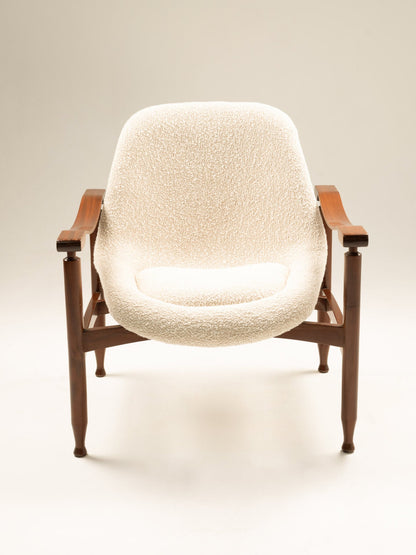 Pair of Tiki Armchairs by Busnelli, Italy 1960s Chairs