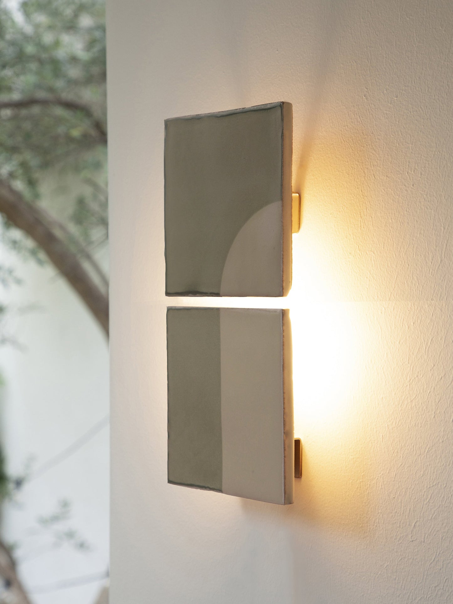 Tiles Wall Light Door V by Violaine dHarcourt