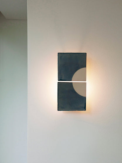 Tiles Wall Light Moon B by Violaine dHarcourt Sconces