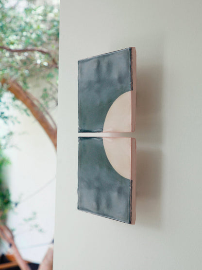 Tiles Wall Light Moon B by Violaine dHarcourt Sconces Sconces