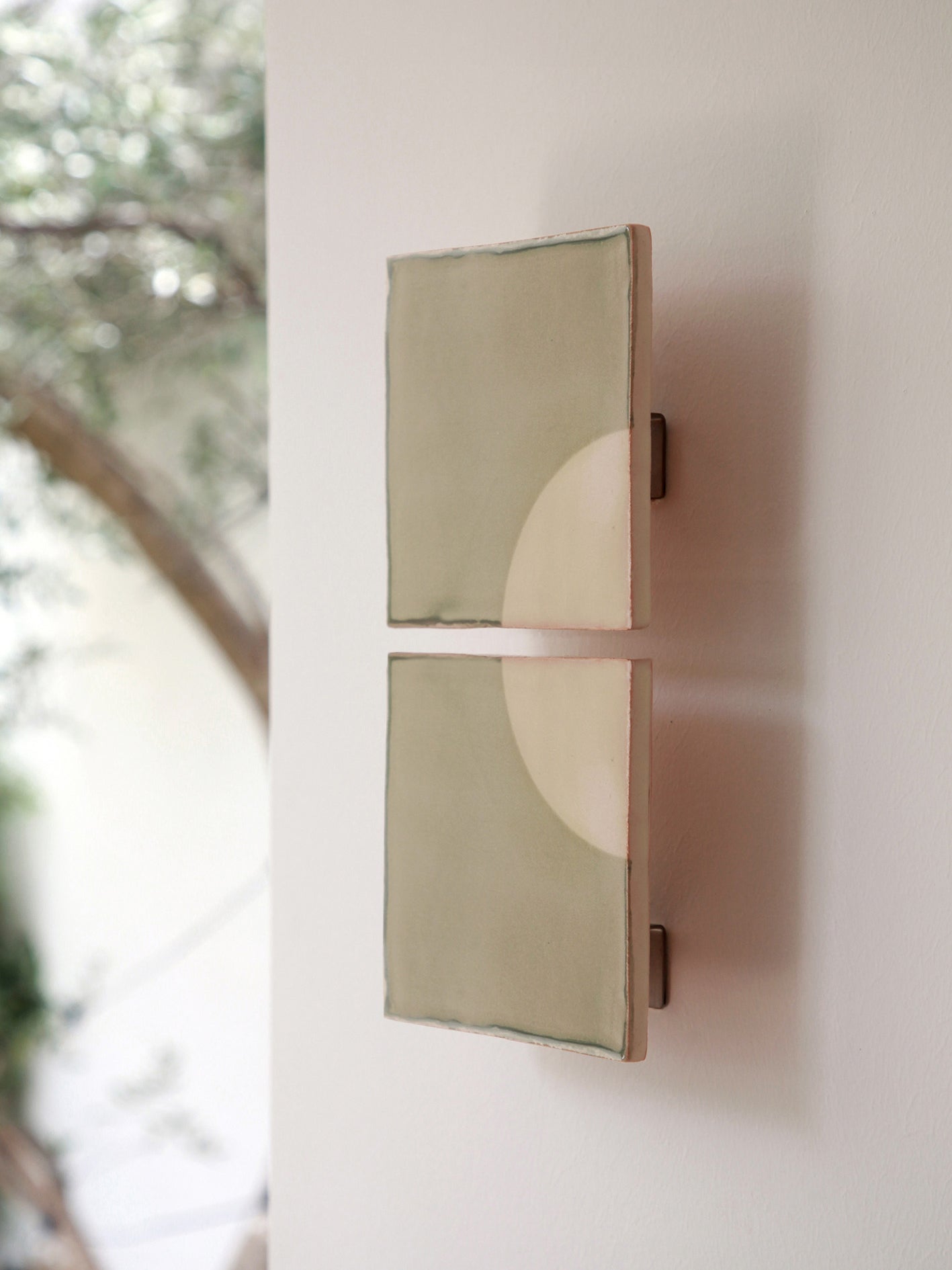 Tiles Wall Light Moon V by Violaine dHarcourt Sconces