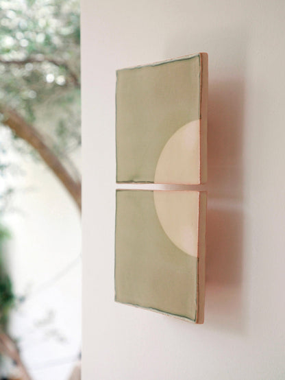 Tiles Wall Light Moon V by Violaine dHarcourt Sconces
