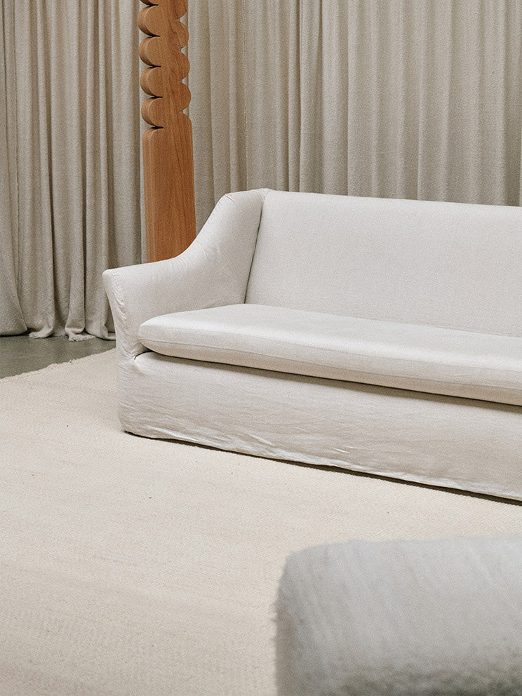 Tiza Rug in Medium Texture - Carded Wool Rugs