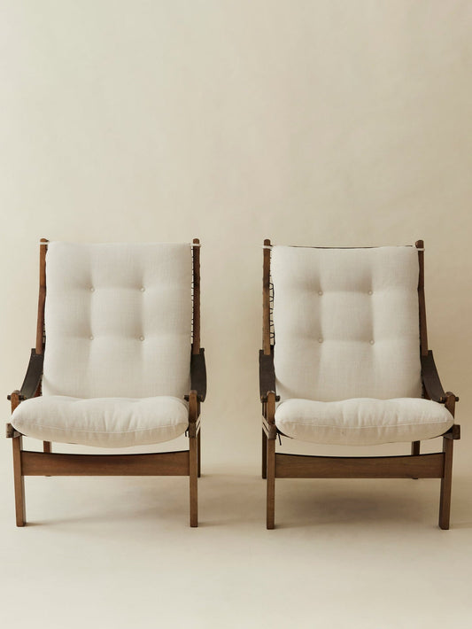 Torbjorn Afdal Hunter Hunter Lounge Chairs, A Pair, 1960's Chairs