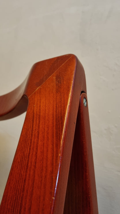 Trieste Folding Chairs by Aldo Jacober (Set of 6) Chairs Vintage