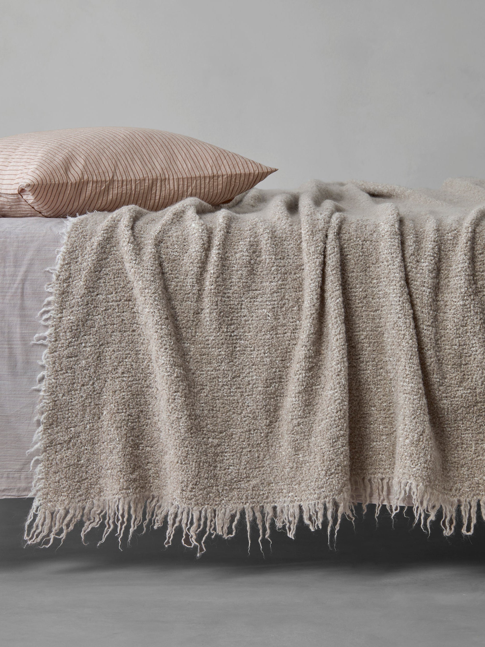 Tuis Blanket in Mastice by Society Limonta