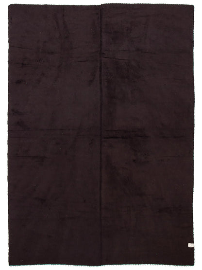 Turkish Flokati in Noir, 7'10" x 11' Rugs