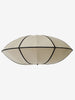 UFO Extra Large Lampshade in Classic silk with Black Ribbon Lamp Shades