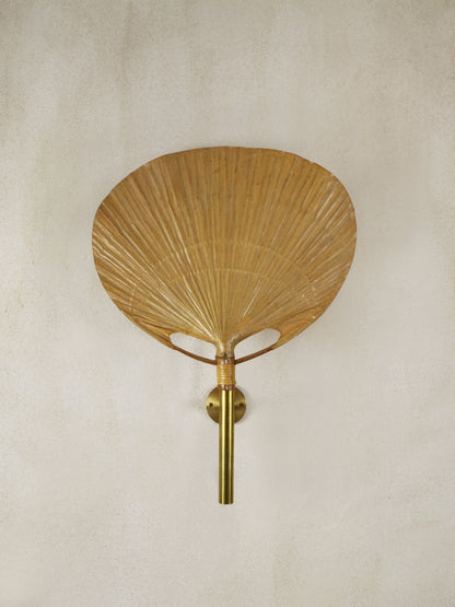 Uchiwa Wall Lamp by Ingo Maurer, Ca.1970 Sconces
