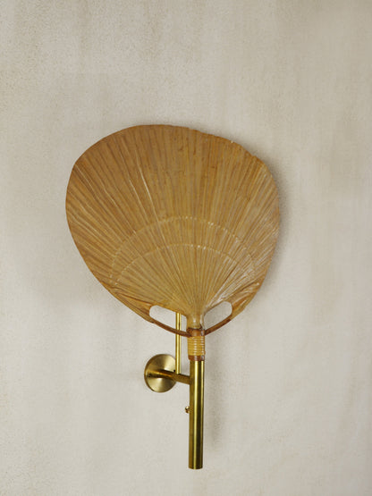 Uchiwa Wall Lamp by Ingo Maurer, Ca.1970 Sconces