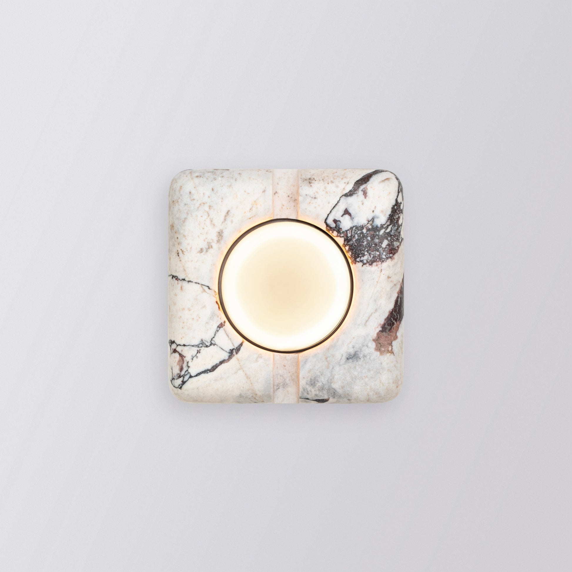 Ulah Wall Light in Viola Outer Shell Frosted Glass Sconces