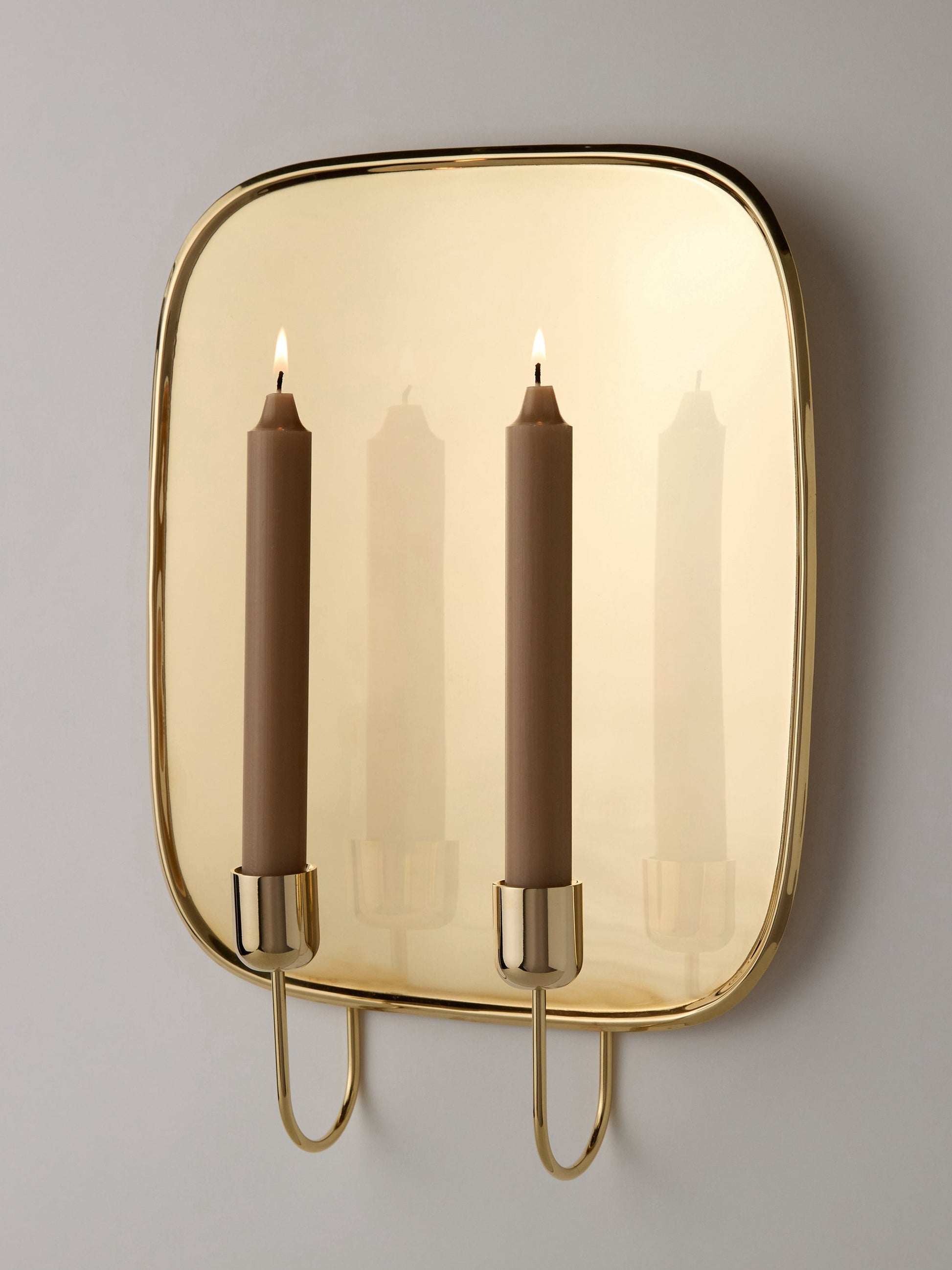 Uma Brass Wall Sconce - Unlacquered Sconces
