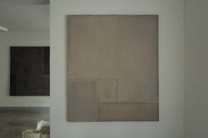 Untitled Mixed Media on Canvas, 133 x 113 cm