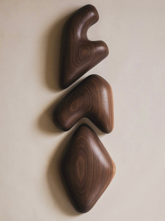 Urbmon 802 Wall Sculpture in Walnut Sculptures