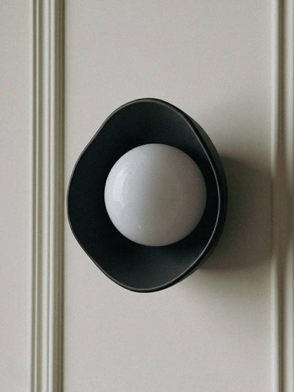 Velour Orb Matte Wall Sconce