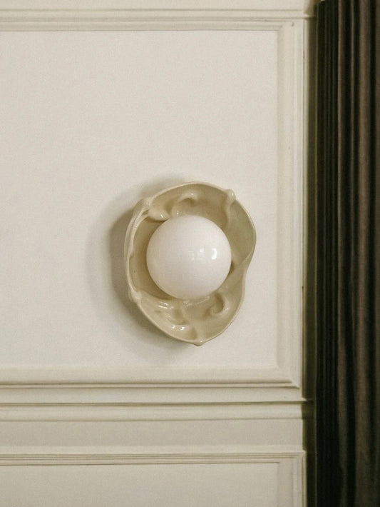 Velour Orb Wall Sconce Sconces