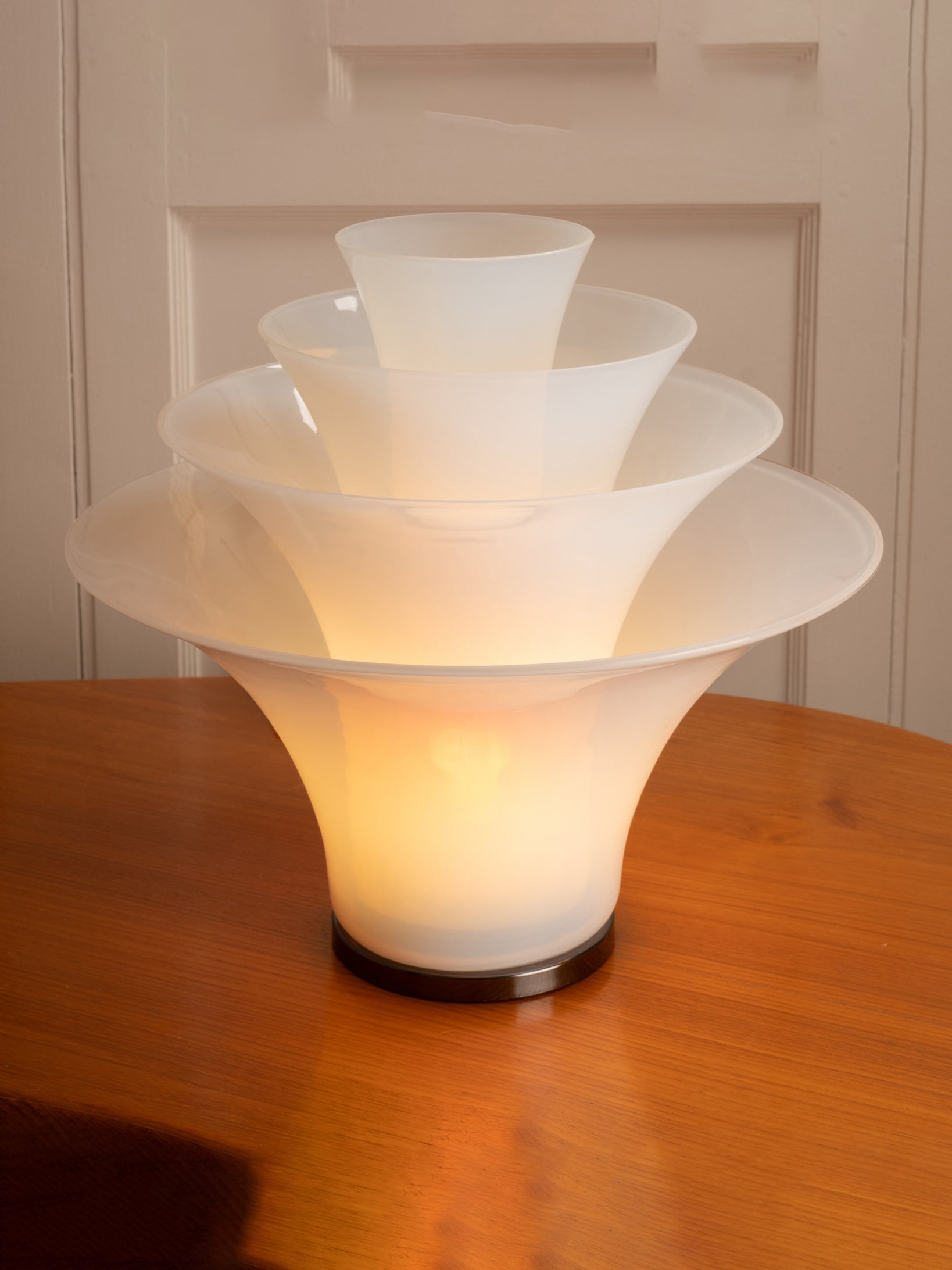 Venetian Glass Petal Lamp by Tonin Casa - Edition XXI's Table Lamps