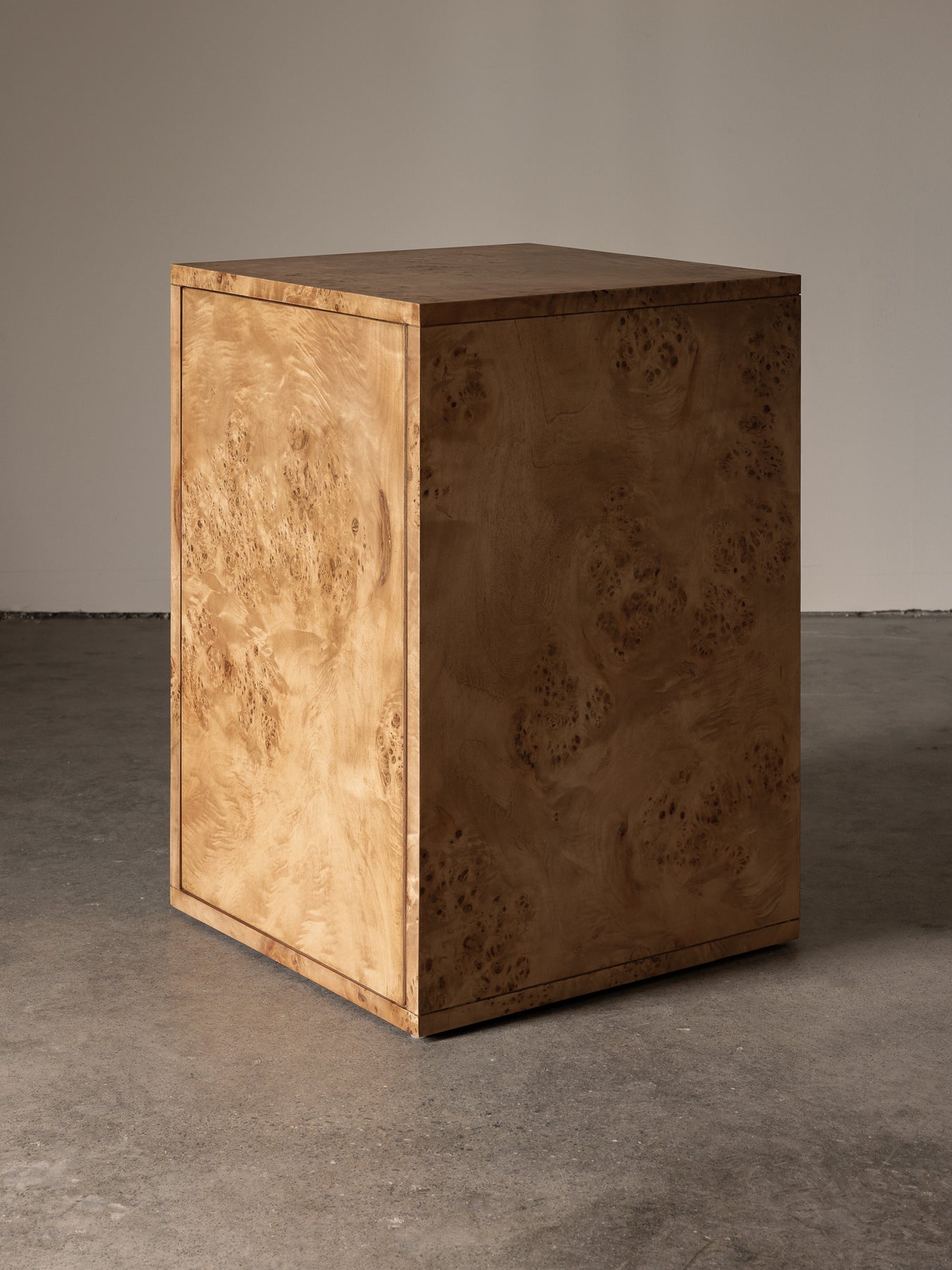 Vernier Linear Side Table, Natural End Tables