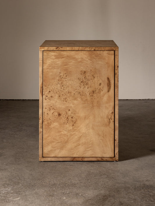 Vernier Linear Side Table, Natural End Tables