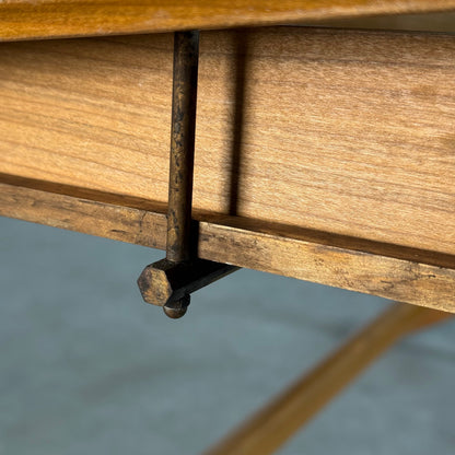 Very Rare Walnut Working Table / Desk by Ignazio Gardella, Milan, Italy, 1950 Desks