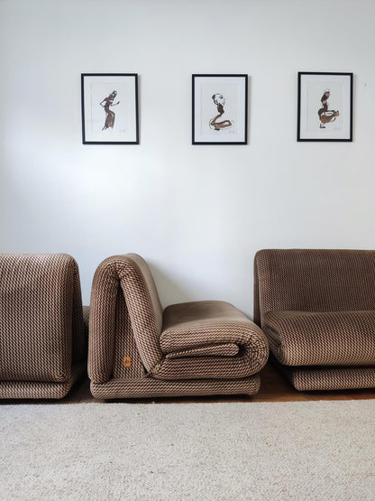 3-Module Sofa - Italy 70s Sofas