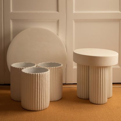 Fiber Concrete Nesting Tables Nesting Tables