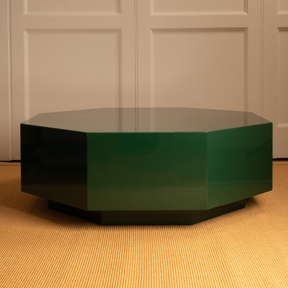 Lacquered Octagonal Coffee Table, 70s Coffee Tables