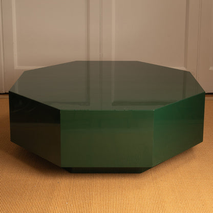 Lacquered Octagonal Coffee Table, 70s Coffee Tables