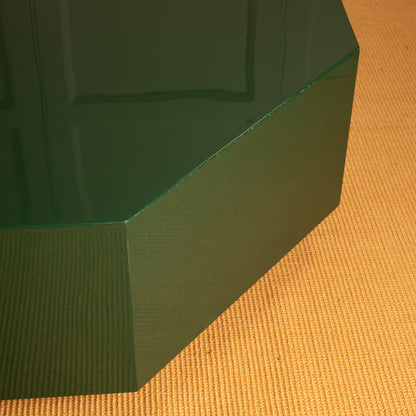 Lacquered Octagonal Coffee Table, 70s Coffee Tables