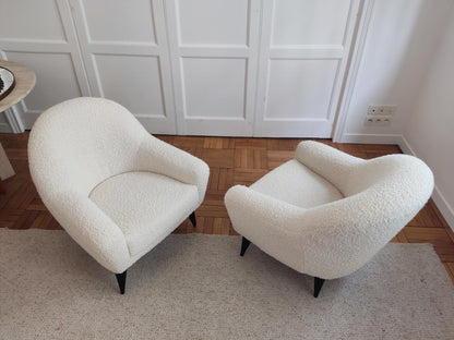 Pair of Ramos Armchairs - France 1950s Chairs