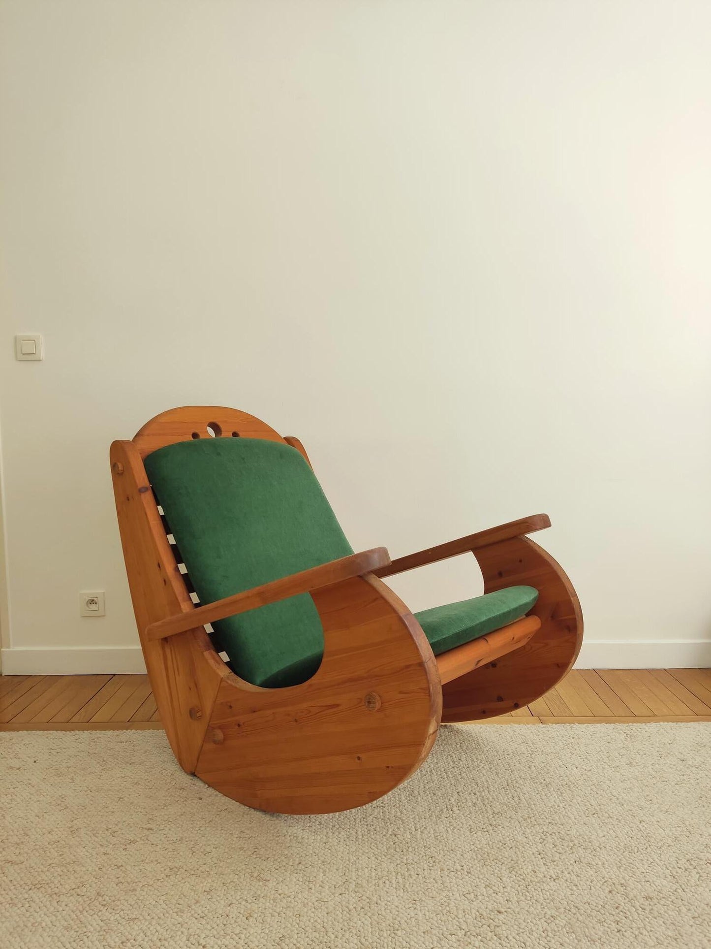 Scandinavian Rocking Chair, 70s Chairs